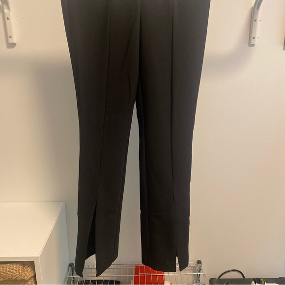 Zara Black Flared Dress Pants with Slits - Picture 3 of 6